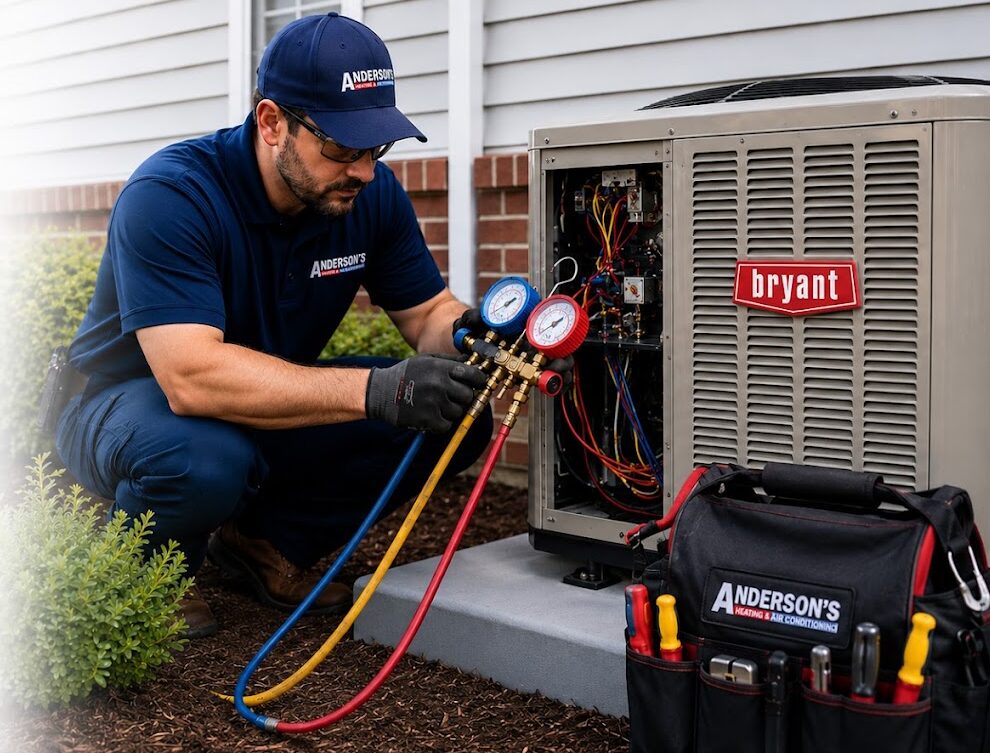 Anderson's Heating and Air Conditioning HVAC service in Winterville NC
